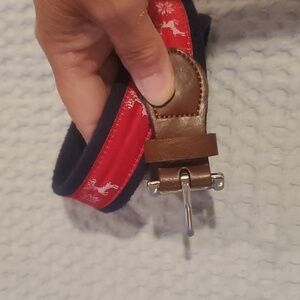 Leather and Web Kid's Belt